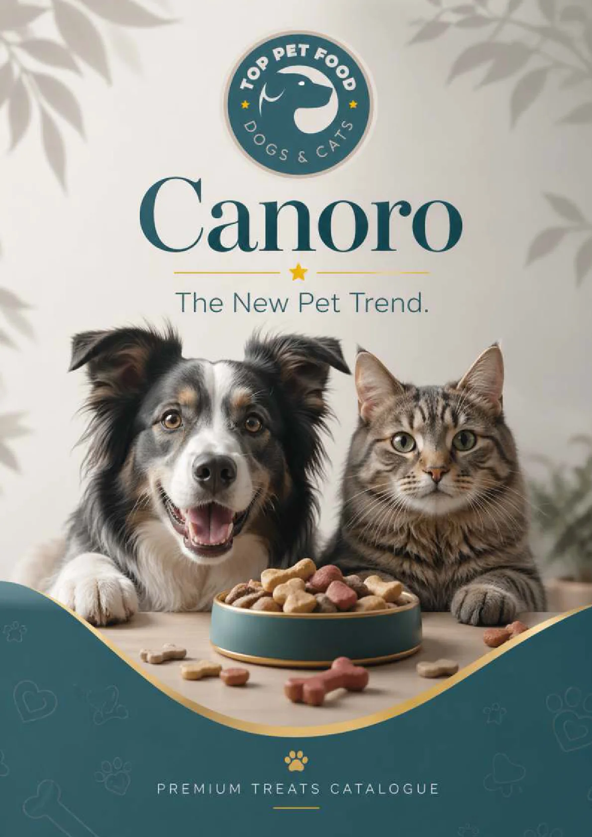Cover of the Canoro product catalogue